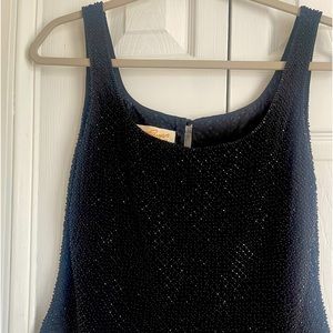 Black beaded top